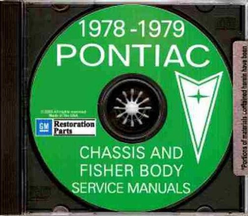 1978 1979 Pontiac Taller De Reparaciones Y Cd Manual De Serv