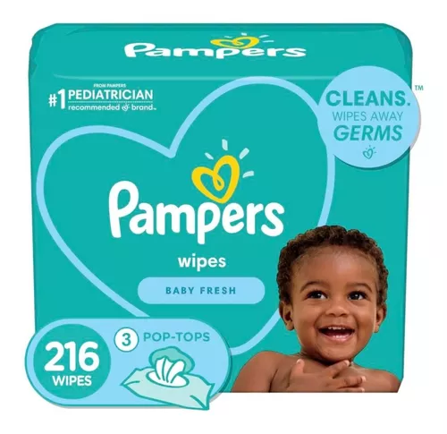 Pampers Aqua Pure Toallitas Húmedas Para Bebé, 336 Piezas