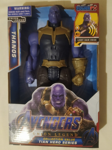 Juguete De Niño Muñeco Thanos Avengers Pickara Nuevo!.
