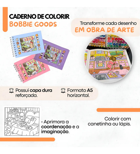 Libro Para Colorear De Tapa Dura De Bobbie Goods, Varios Dis