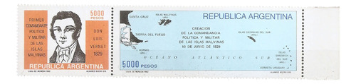 Argentina Gj 2038/9 Mt 1342/3 Año 1982 Islas Malvinas