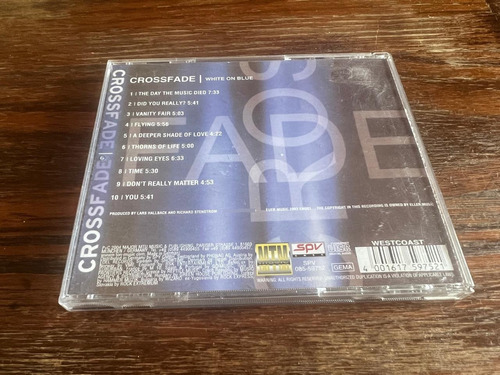 Crossfade White On Blue Goran Edman Westcoast Aor Cd Estándar