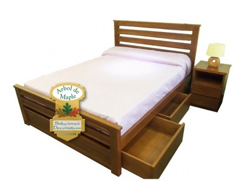 Imagen 2 de 10 de Camas Con Cajones En Madera - En Cualquier Tamaño Y Modelo