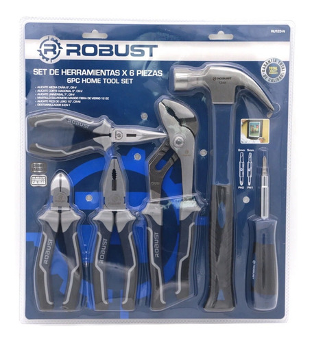 Juego Herramientas Ru123-n 6 Piezas Robust