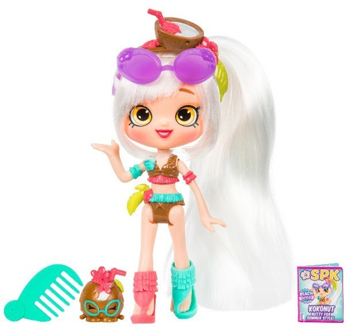 Muñeca Shopkins Shoppies Kokonut (Usado)