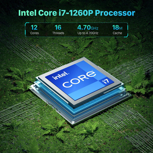 Intel Nuc 12 Para Asus Barebone, 12th Gen Core I7-1260p (12