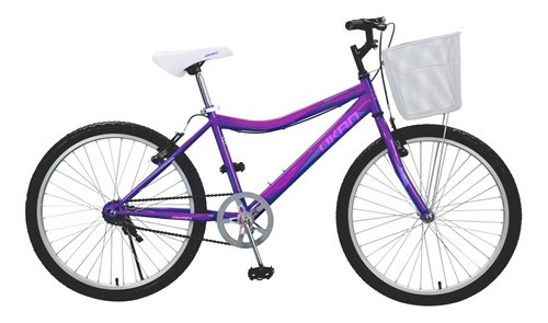 Bicicleta Okan Dama R24 Perla Cuadro Acero - La Tentación Color Violeta