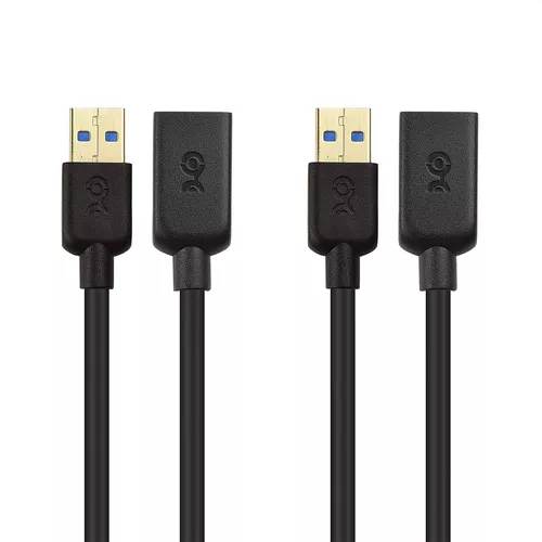 Cable Matters - Cable alargador USB a USB (cable de extensión USB 3.0),  color negro