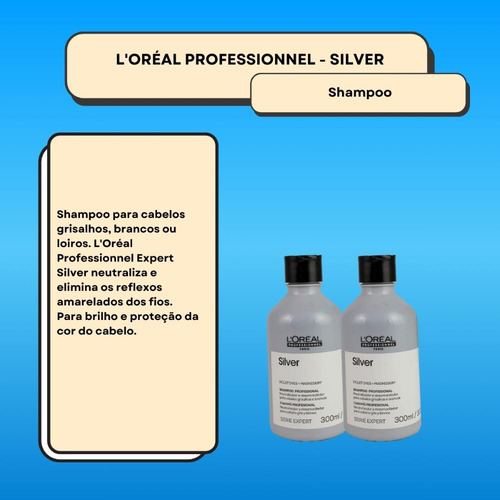 L'oréal Professionnel Silver Kit 2 Shampoo 300ml