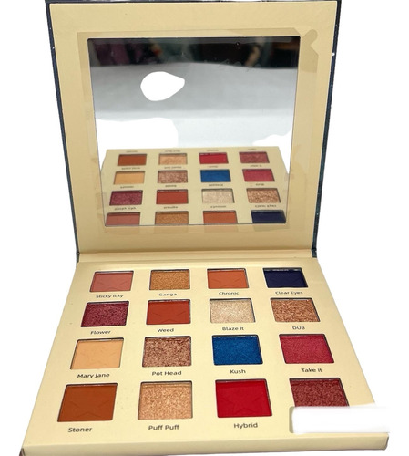 Paleta Sombras 16 Tonos Maquillaje Profesional