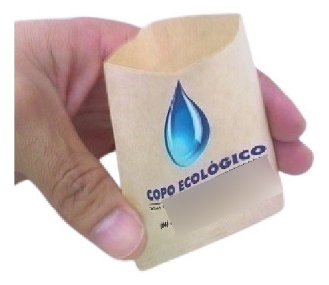 Copo Ecológico De Papel Em Formato De Envelope - 4000copos