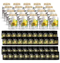 Comprar Kit 20 Whey Special Flavor 900g + 20 Bcaa + 20 Creatina Sabor Torta De Maracujá Com Leite Condensado
