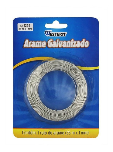 Imagem 2 de 4 de Rolo De Arame Galvanizado 25 Metros 1224 - Western Lm5