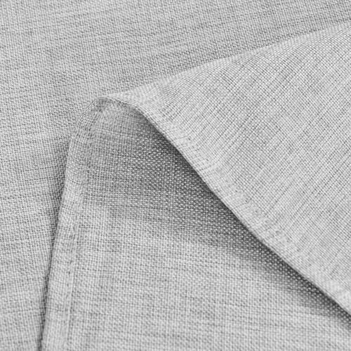 Mantel Rectangular De Lino Sintético Resistente A Arrugas Y