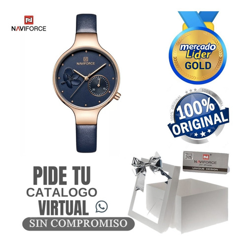 Relojes De Mujer Naviforce Originales Gama Premium + Caja