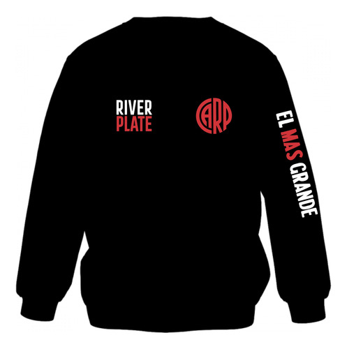 Buzo Friza Cuello Redondo River Plate #1 Talles Adultos