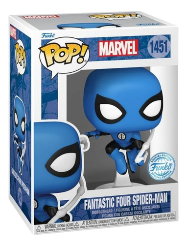 Funko Pop! Fantastic Four - Spider-Man Traje Azul #1451