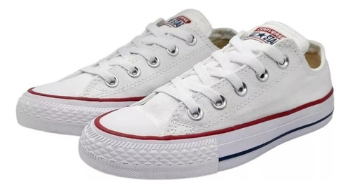 Tennis Converse All Star Clásicos Blancos Con Caja