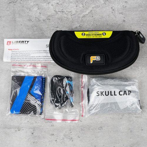 Goggles Deportivos Rec Specs Sport Shift Xl Colores Lente Transparente Armazón Matte Black Cyan Talla Large/xl
