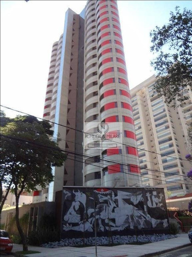Imagem 1 de 23 de 120 M² De Área Útil, Edifício Guernica, Bairro Campestre. 3 Vagas, 3 Dormitórios (1 Suíte). - Ap0108