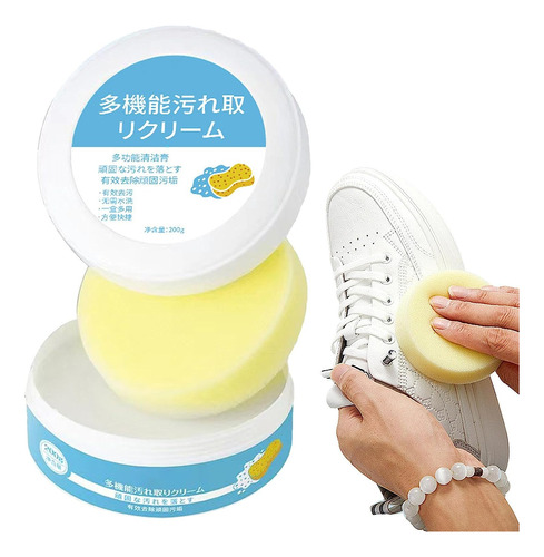 Crema Limpiadora Multifuncional | Zapatos Limpios Blancos |