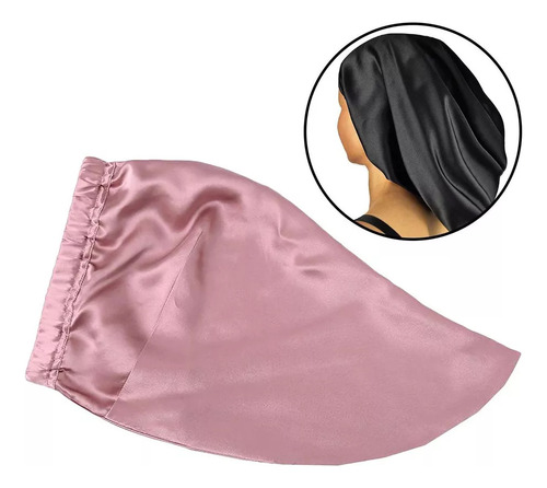 Gorro De Noche H 100% Seda Morera Para Cabello Largo