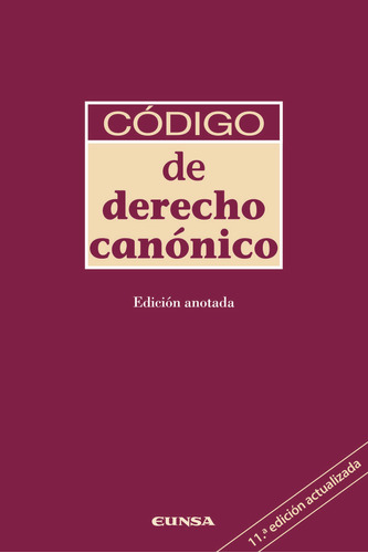 Codigo De Derecho Canonico 11ª Ed ( Libro Original )