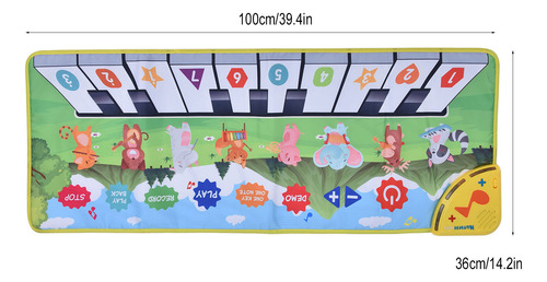 Alfombrilla De Piano De Suelo Para Niños Interesante Preveni