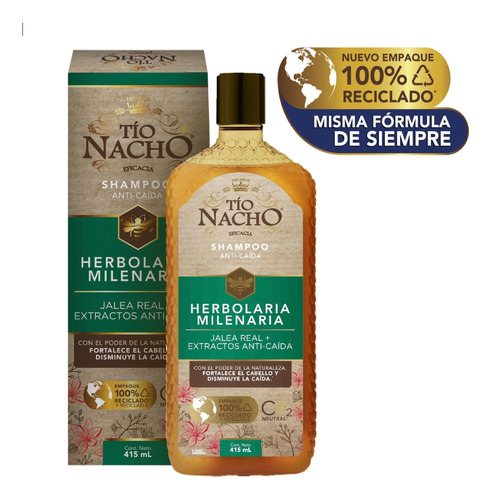 Shampoo Tio Nacho Anticaida Herbolaria Milenaria X 415ml