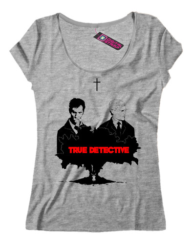 Remera Mujer True Detective Serie Tv S32 Dtg Premium