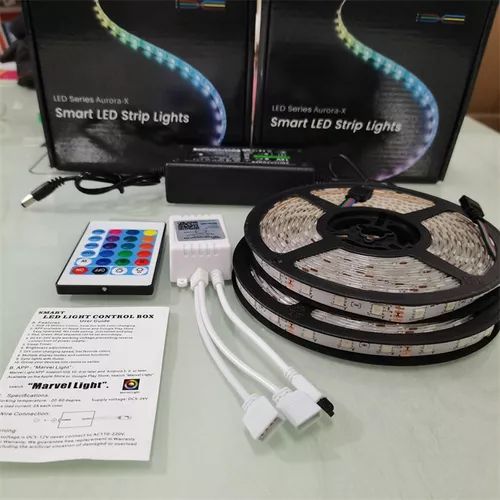 Liwqolx Tira LED 5 Metros, Luces LED Habitación 5M, RGB Bluetooth Tiras LED  con Control Remoto y Inteligente Control de APP, Cambia el Color con la
