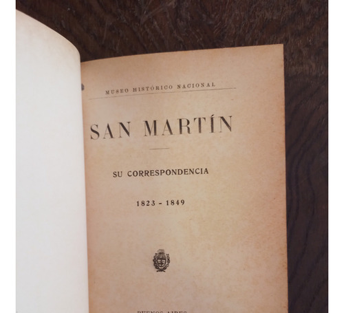 Su Correspondencia 1906 - San Martin Ed Imprenta Rosas