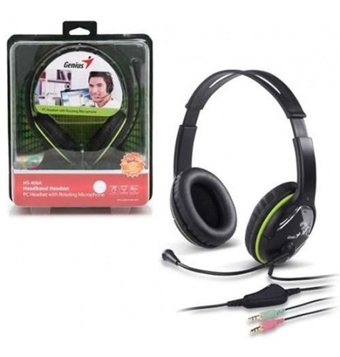 Auricular Con Microfono Genius Hs-400a Para Pc