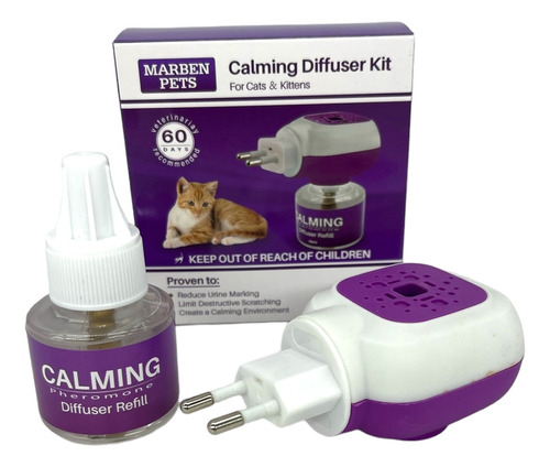 Difusor Tranquilizante Calming Para Gatos Pethomechile