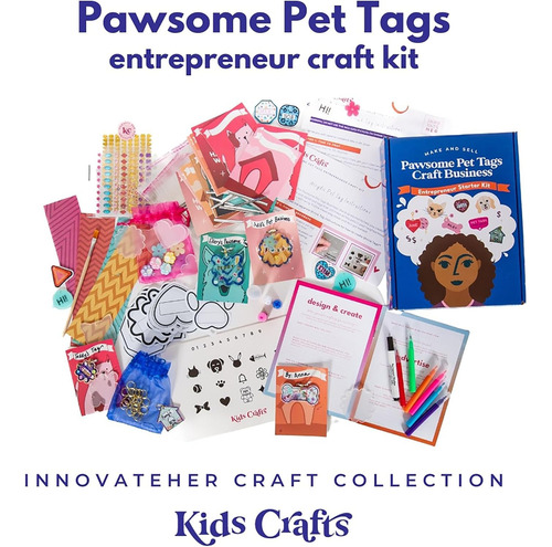 Make & Sell Pawsome Pet Tags Craft Business - Kit De Inicio