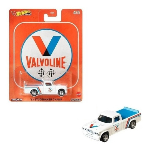 Hot Wheels Premium 63 Studebaker Champ Valvoline Lacrada