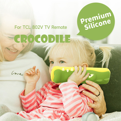 New Funda De Cocodrilo De Silicona For Control Remoto Tcl