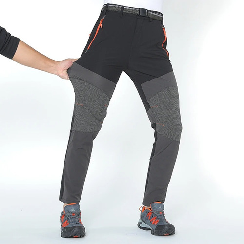 Pantalon Para Montaña Y Senderismo Reforzado Impermeable Pro
