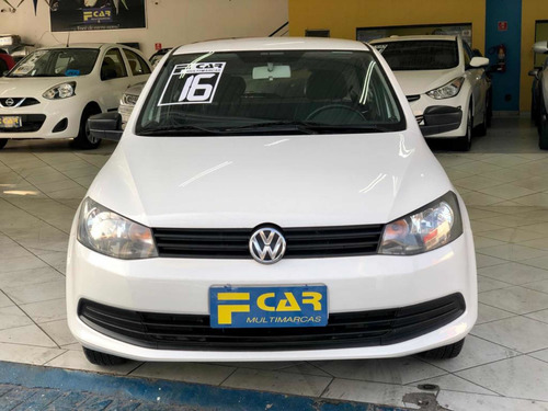 Imagem 2 de 10 de Vw Gol 1.0 2016 4 Portas Ar Cond E Direção Hid
