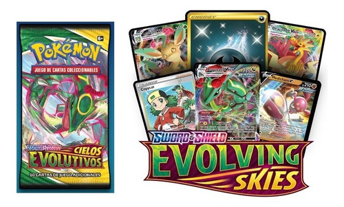 20 Codigos  De Sobres Cielos Evolutivos Pokemon Tcg Online