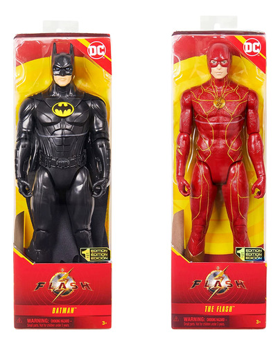 Batman Black Y The Flash Figura 30cm Spin Master