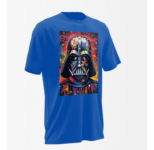 Playera Star Wars Varder Art Manga Corta Estampado Suave