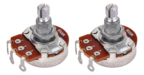Potenciómetro De Sonido De 2 Piezas De Cobre B500k,