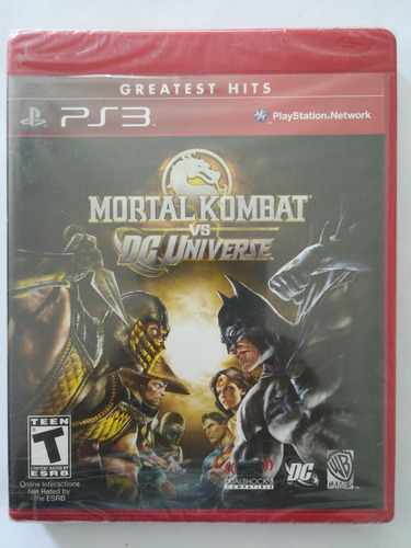 Mortal Kombat Vs Dc Universe Ps3 100% Nuevo Y Original 