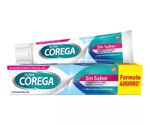 Corega  Ultra Corega Crema sin sabor - Adhesivos Corega