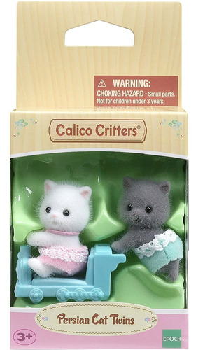 Calico Critters Gemelos Persas, Muñecas, Figuras De Casa De