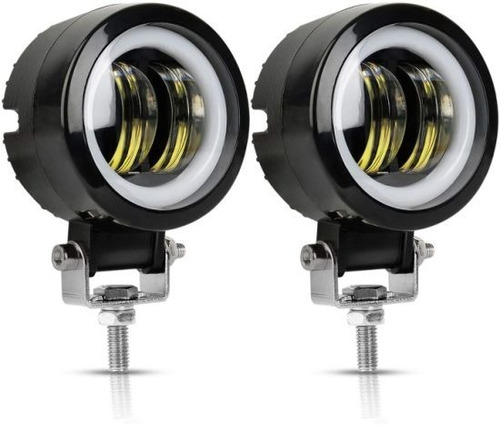  Faro De Ojo De Ángel De 2 Leds, 20w, Lupa 6d De 3 Pulgadas