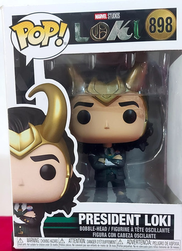  Funko Advengers Marvel Loki Presidente