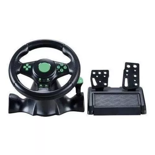 Volante Simulador de Corrida p/ PS3 e PC - com Pedal e Câmbio