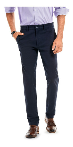 Pantalón Twill Slim L31 Azul Ferouch Pantalón Twill Slim L31 Azul Ferouch